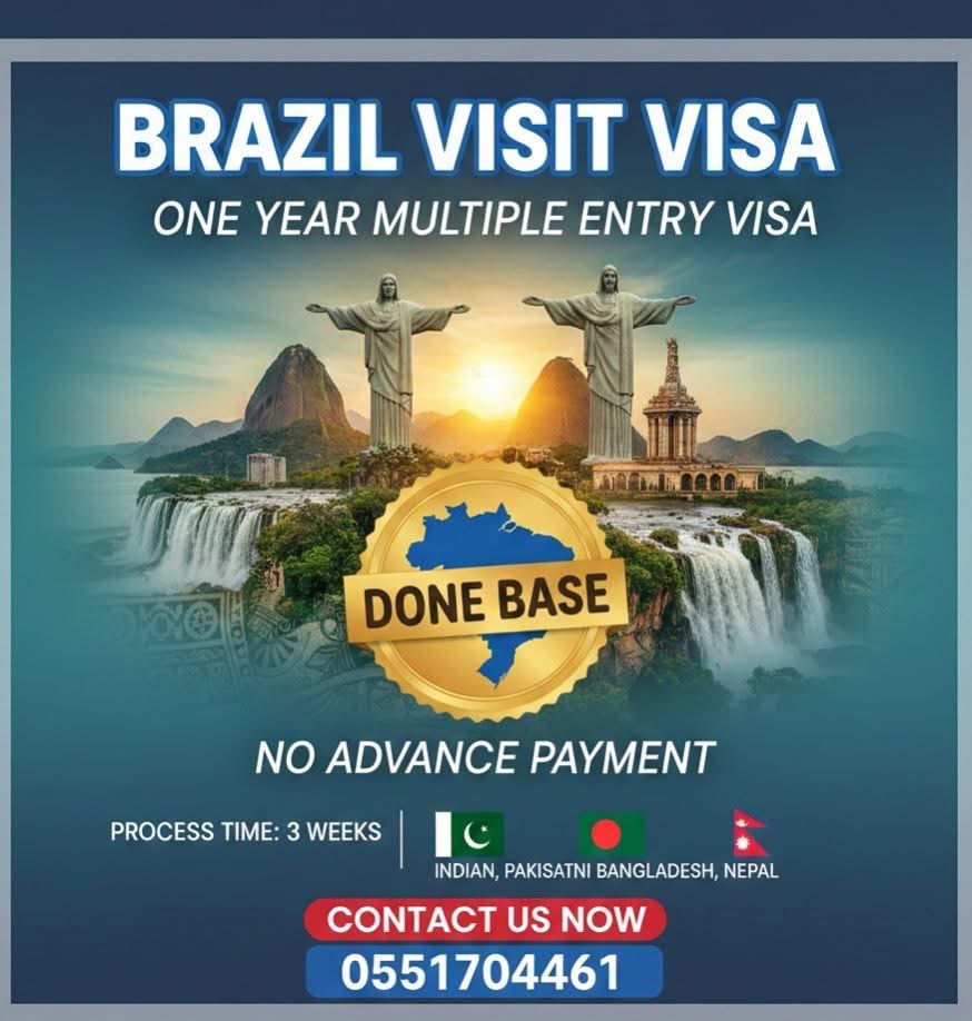 Brazil visit visa one year multiple entry visa offer