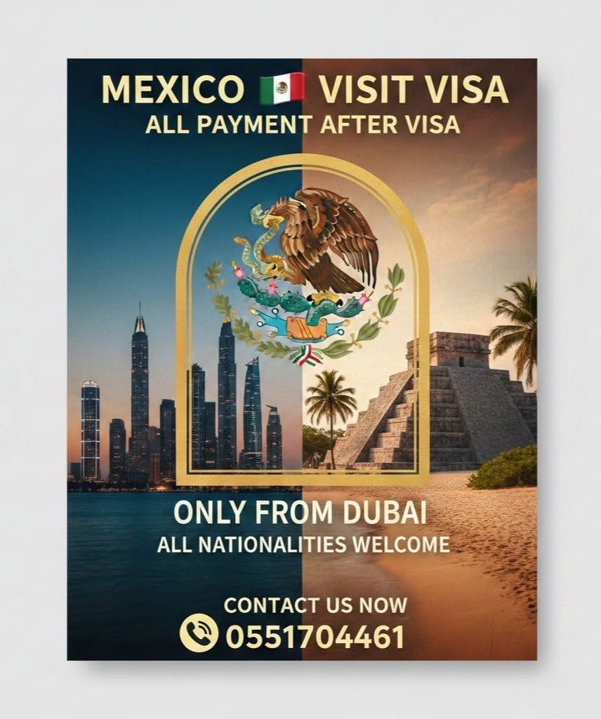 Mexico visit visa offer from Dubai